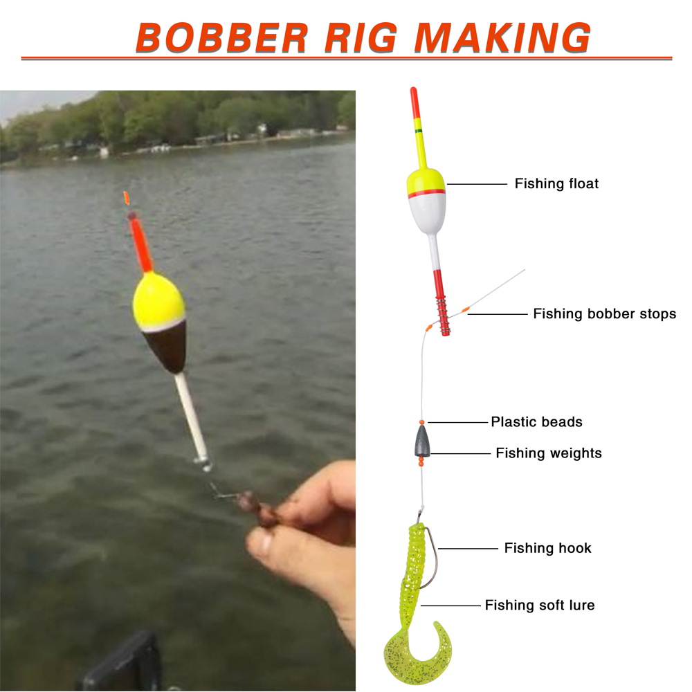 100 Cái Câu Cá Bobber Phao Dừn - đánh giá và giá Fishing Bobber Float