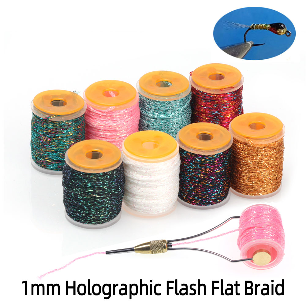 10m/Spool 1mm Holographic Flas - đánh giá và giá Fishing Equipment Bundle