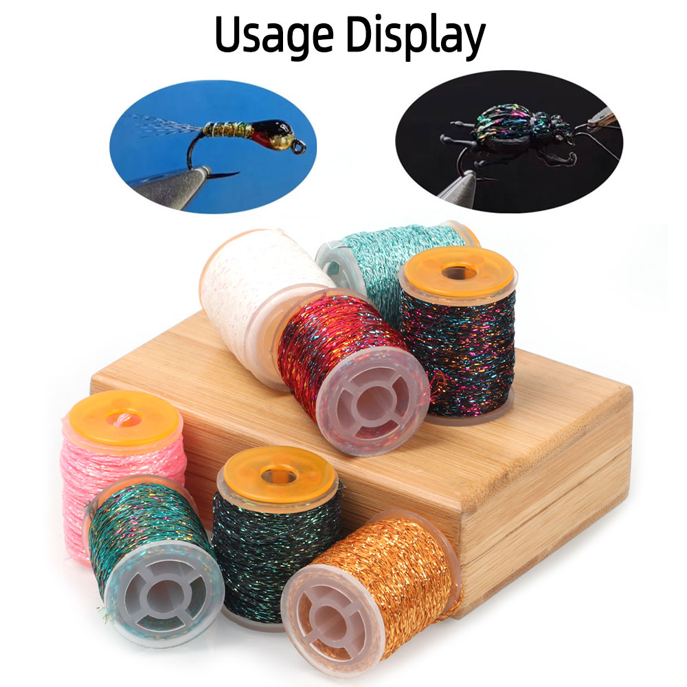 10m/Spool 1mm Holographic Flas - đánh giá và giá Fishing Equipment Bundle