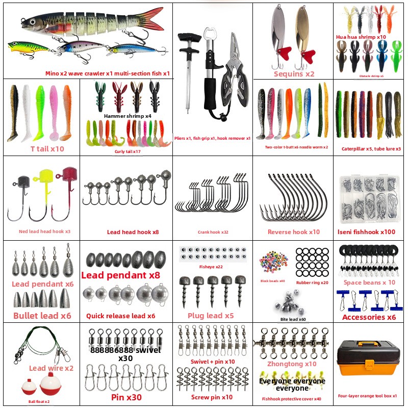 Large Four-Layer Outdoor Fishi - đánh giá và giá Fishing Lure
