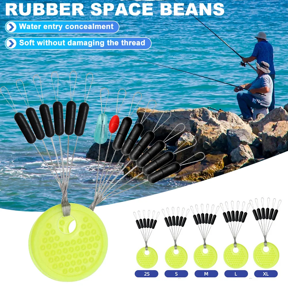 Fishing Rod Rubber Space Beans - đánh giá và giá Fishing Bobber Float