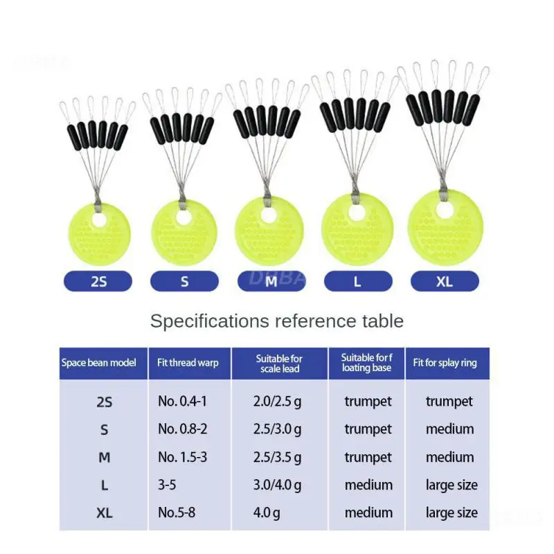 Fishing Rod Rubber Space Beans - đánh giá và giá Fishing Bobber Float