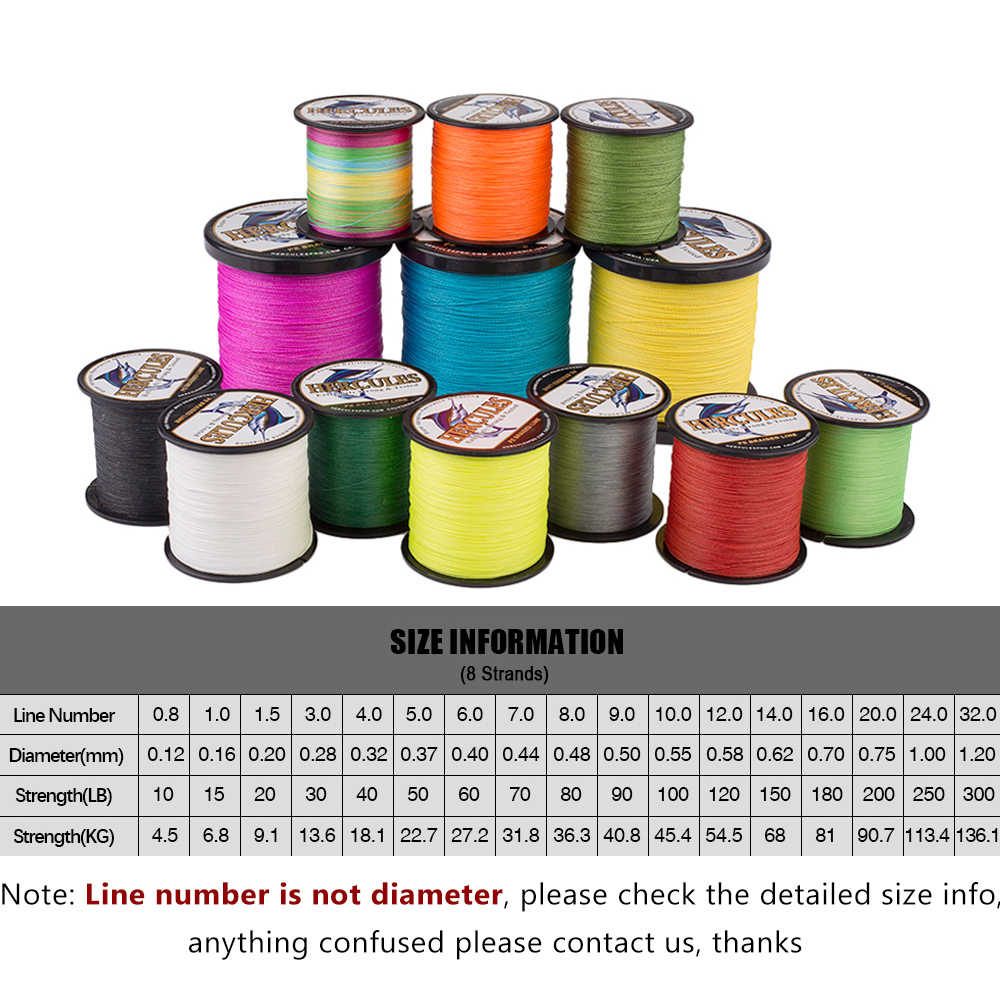 Hercules 8 Strand Braided 10-1 - đánh giá và giá Fishing Equipment Bundle