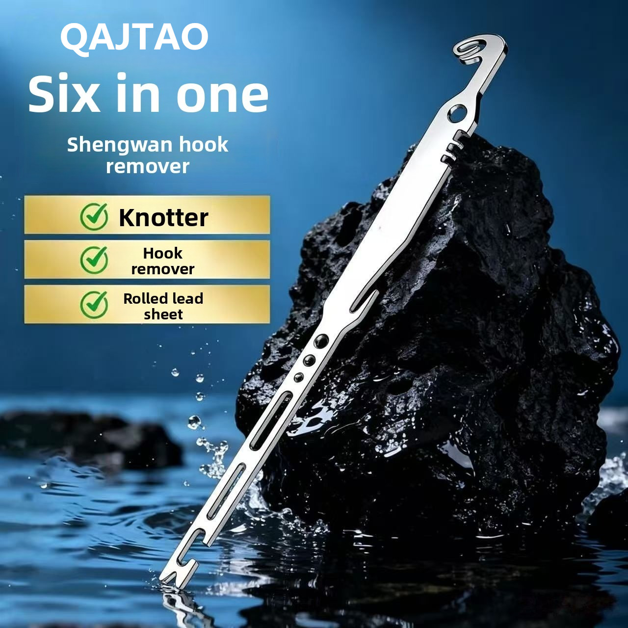 QAJTAO 4 pieces 6-in-1 stainle - đánh giá và giá Fishing Equipment Hanger